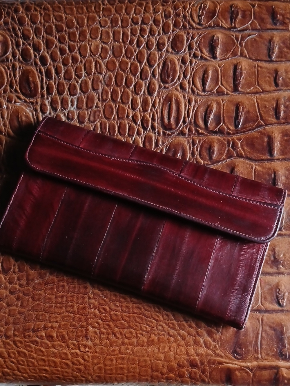 Red Leather Wallet